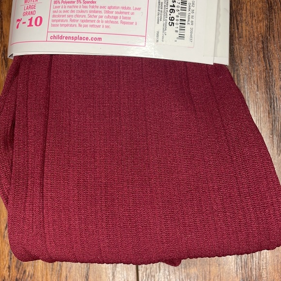 Girls Seamless Full-Length Leggings Medium - Picture 3 of 4